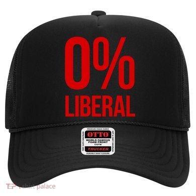 0% Zero Percent Liberal Conservative Hat