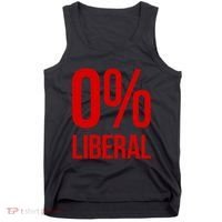 0% Zero Percent Liberal Conservative Tank Top thumb 0