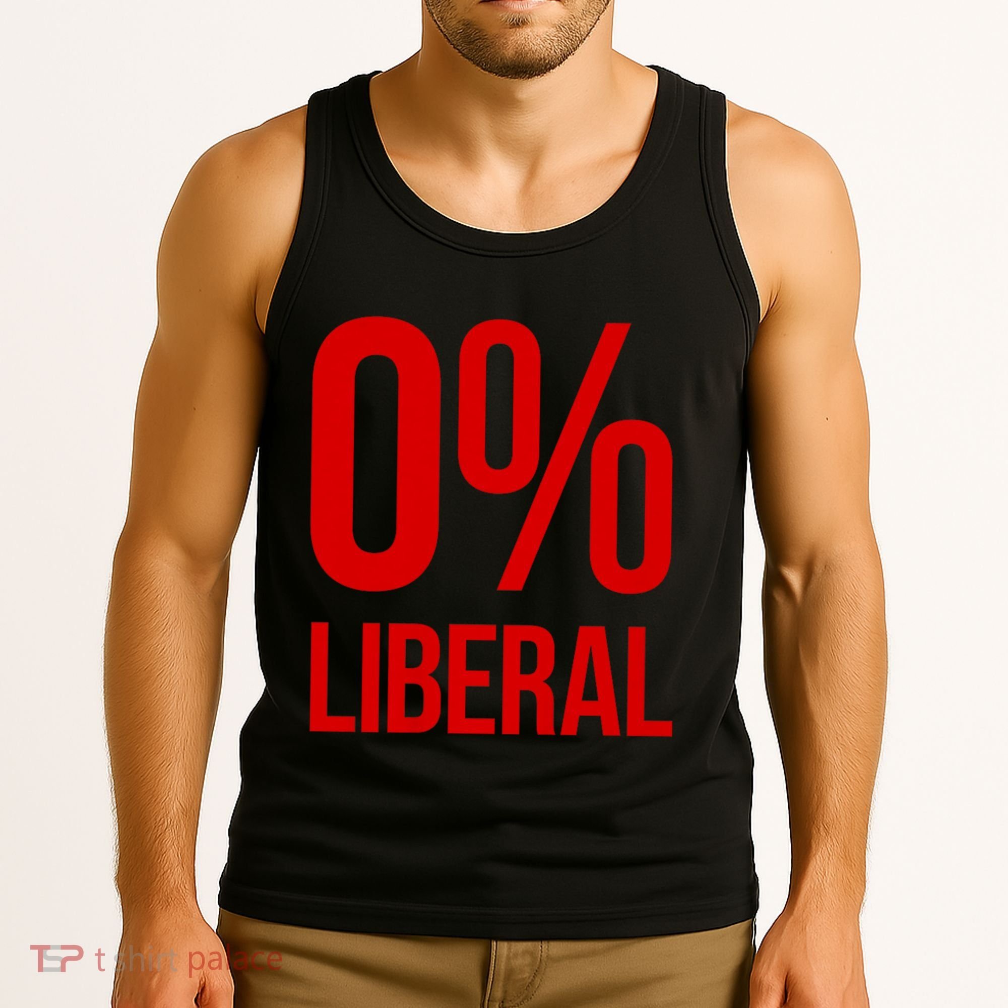 0% Zero Percent Liberal Conservative Tank Top
