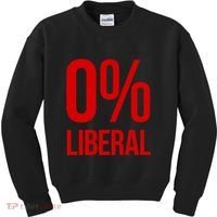 0% Zero Percent Liberal Conservative Kids Sweatshirt thumb 0