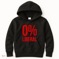 0% Zero Percent Liberal Conservative Kids Hoodie thumb 0