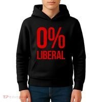 0% Zero Percent Liberal Conservative Kids Hoodie thumb 4