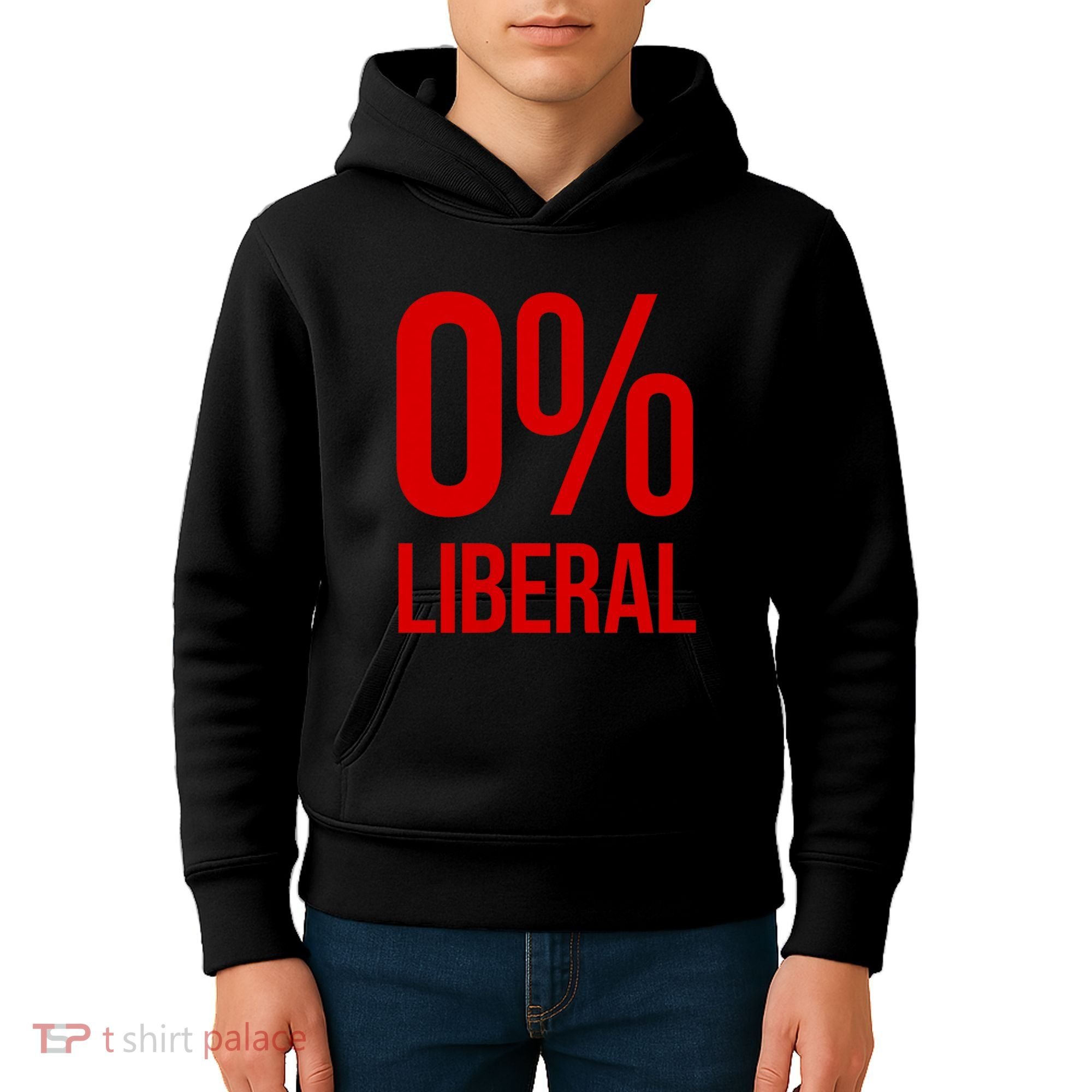 0% Zero Percent Liberal Conservative Kids Hoodie