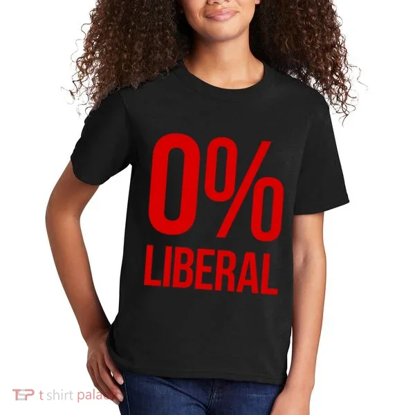 0% Zero Percent Liberal Conservative Kids T-Shirt