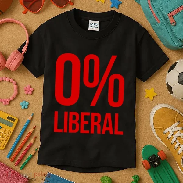 0% Zero Percent Liberal Conservative Kids T-Shirt
