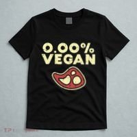 0 Zero Percent Vegan Funny Steak Bbq Grill Meat Lover Eater T-Shirt thumb 5