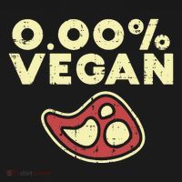 0 Zero Percent Vegan Funny Steak Bbq Grill Meat Lover Eater Women's Tank Top thumb 5