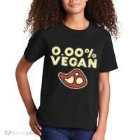 0 Zero Percent Vegan Funny Steak Bbq Grill Meat Lover Eater Kids T-Shirt thumb 2