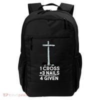 1 Cross Plus 3 Nails Equals 4 Given Backpack thumb 0