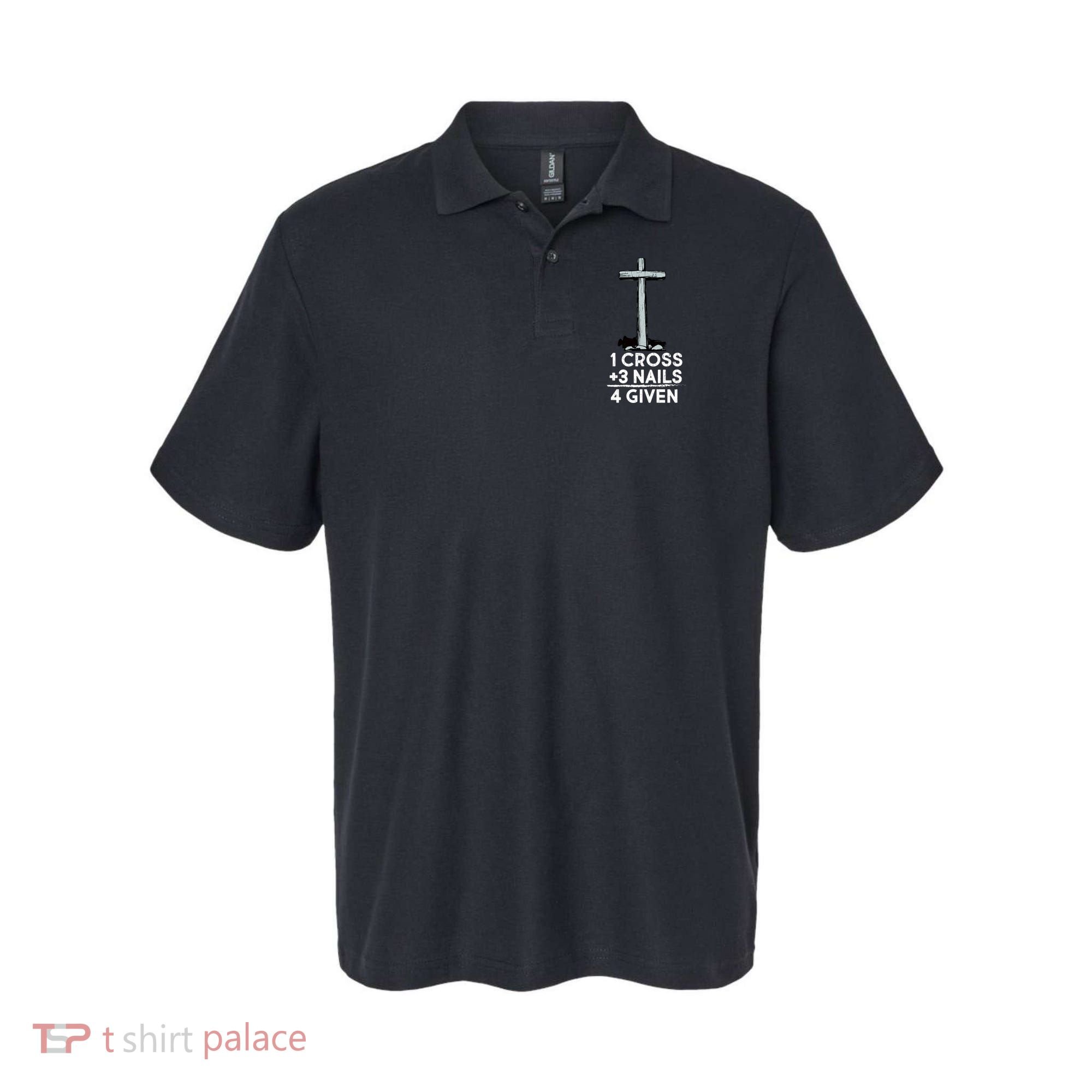 1 Cross Plus 3 Nails Equals 4 Given Polo