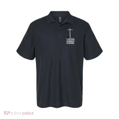 1 Cross Plus 3 Nails Equals 4 Given Polo