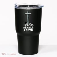 1 Cross Plus 3 Nails Equals 4 Given Tumbler thumb 0