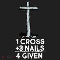 1 Cross Plus 3 Nails Equals 4 Given Tumbler thumb 3