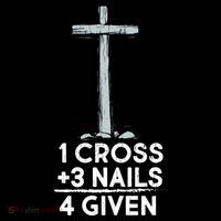 1 Cross Plus 3 Nails Equals 4 Given Women's Tank Top thumb 5