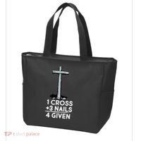 1 Cross Plus 3 Nails Equals 4 Given Tote Bag thumb 3
