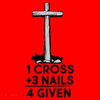 1 Cross Plus 3 Nails Equals 4 Given Santa Hat thumb 1