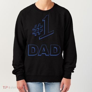 #1 Dad Number One Logo Women's Sweatshirt