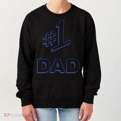 #1 Dad Number One Logo Women's Sweatshirt