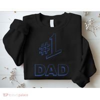 #1 Dad Number One Logo Sweatshirt thumb 2