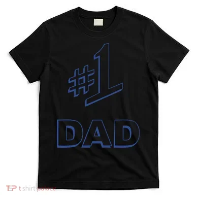 #1 Dad Number One Logo T-Shirt