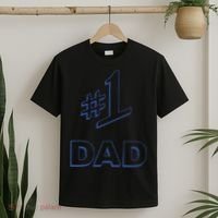 #1 Dad Number One Logo T-Shirt thumb 2