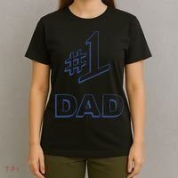 #1 Dad Number One Logo T-Shirt thumb 4