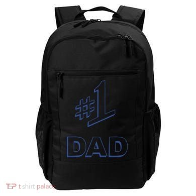 #1 Dad Number One Logo Backpack
