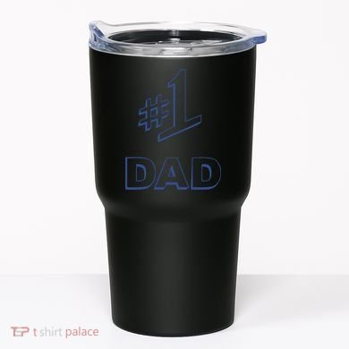 #1 Dad Number One Logo Tumbler