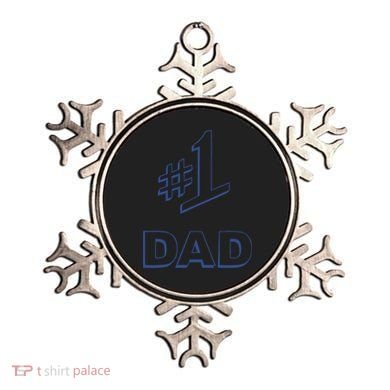#1 Dad Number One Logo Ornament