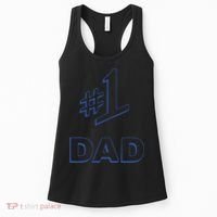 #1 Dad Number One Logo Women's Tank Top thumb 0