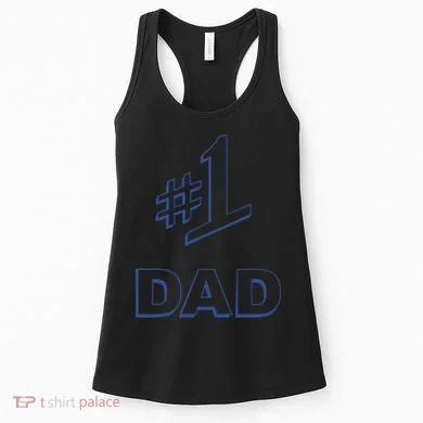 #1 Dad Number One Logo Women's Tank Top