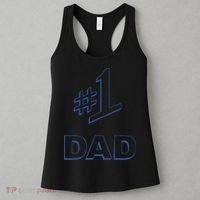 #1 Dad Number One Logo Women's Tank Top thumb 3