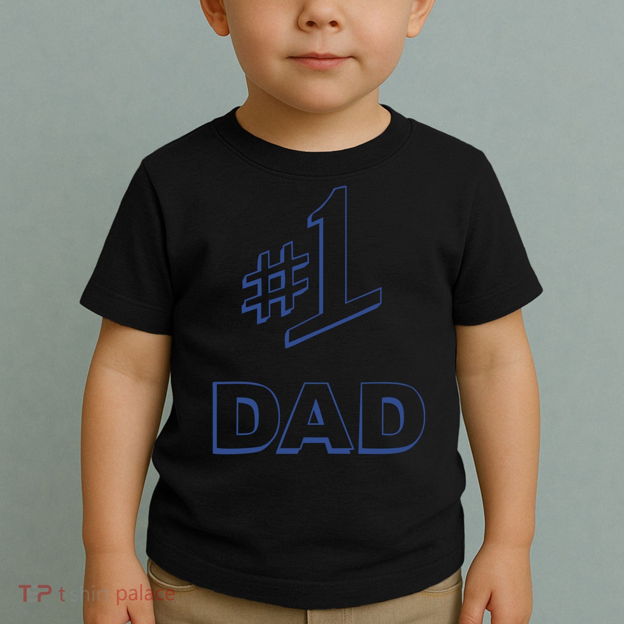 #1 Dad Number One Logo Toddler T-Shirt