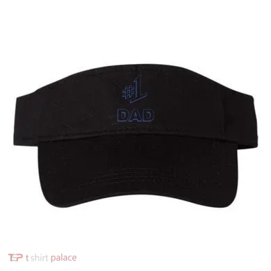 #1 Dad Number One Logo Visor