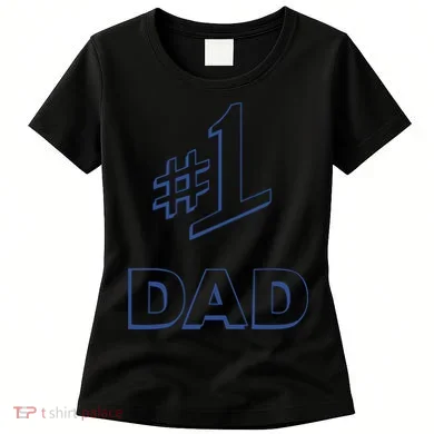 #1 Dad Number One Logo Women's T-Shirt