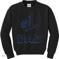 #1 Dad Number One Logo Kids Sweatshirt thumb 0