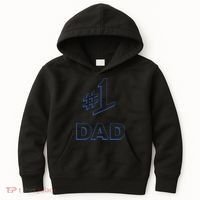 #1 Dad Number One Logo Kids Hoodie thumb 0