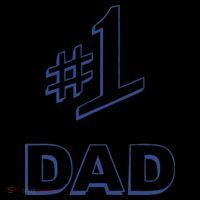 #1 Dad Number One Logo Kids Hoodie thumb 5