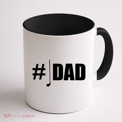#1 Golf Dad Coffee Mug back