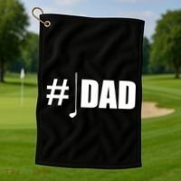 #1 Golf Dad Golf Towel thumb 1