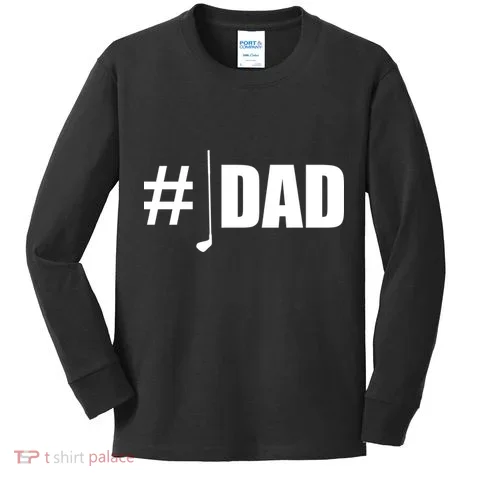 #1 Golf Dad Kids Long Sleeve Shirt in the selected color