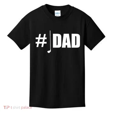 #1 Golf Dad Kids T-Shirt
