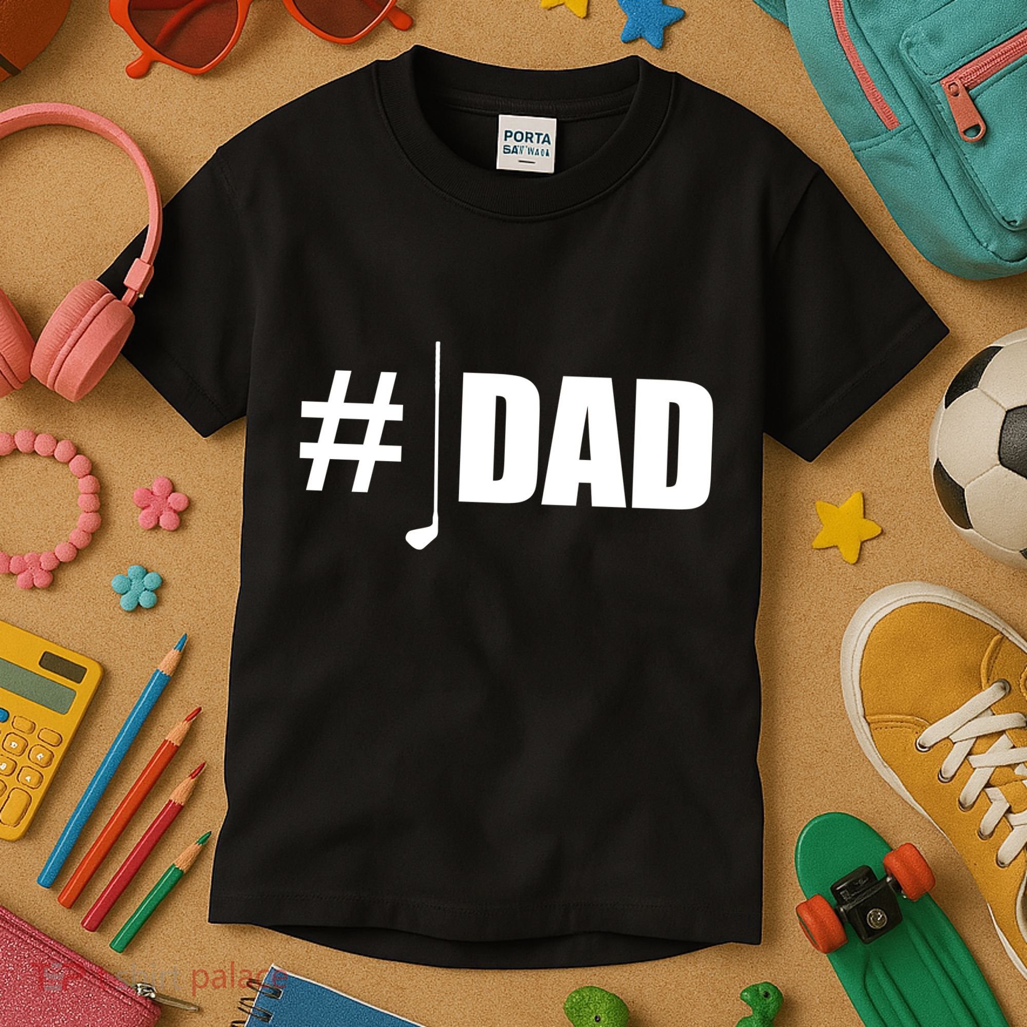 #1 Golf Dad Kids T-Shirt