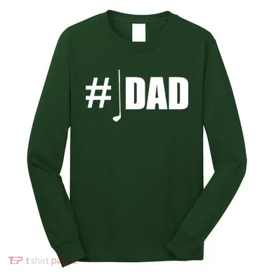 #1 Golf Dad Long Sleeve Shirt