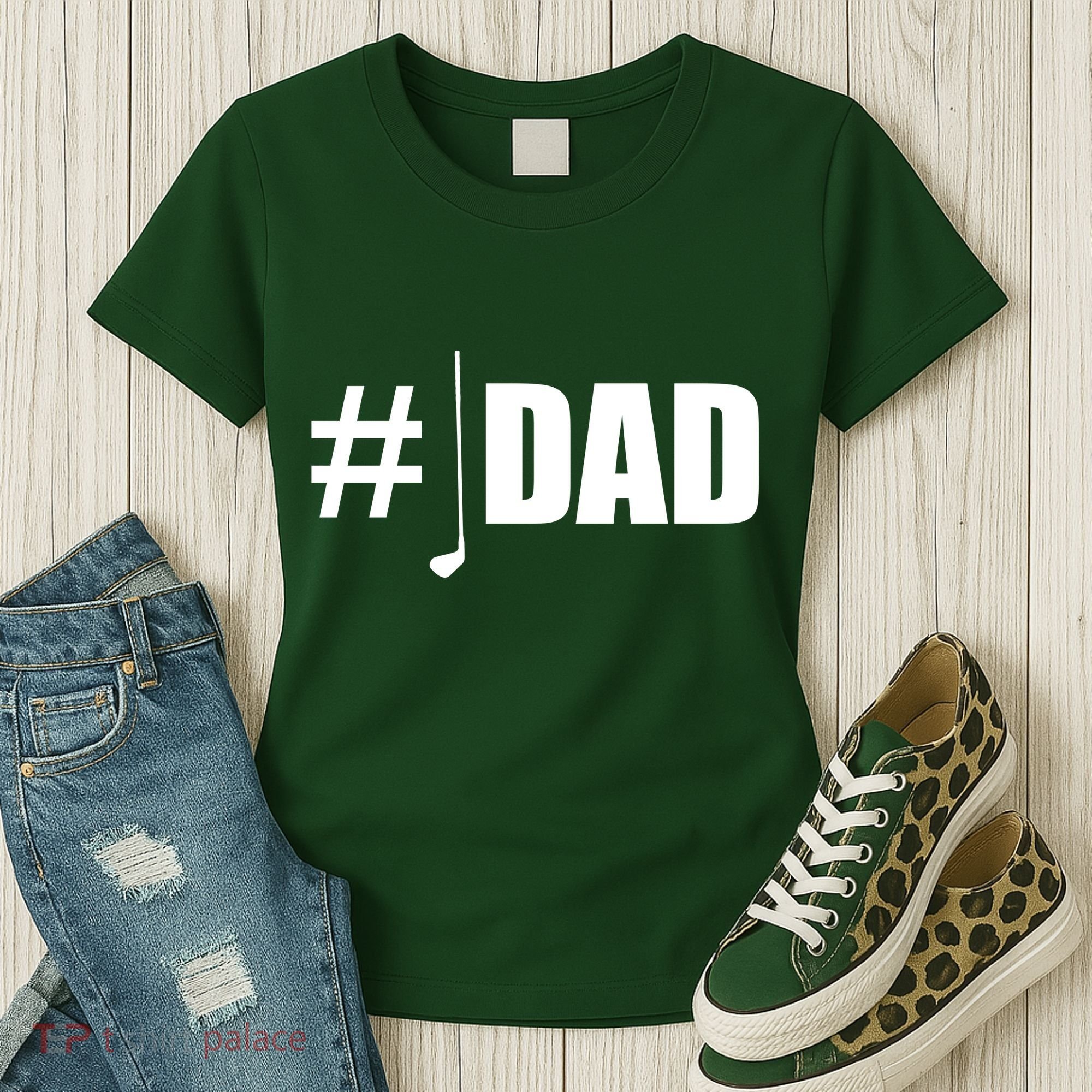 #1 Golf Dad Women's T-Shirt