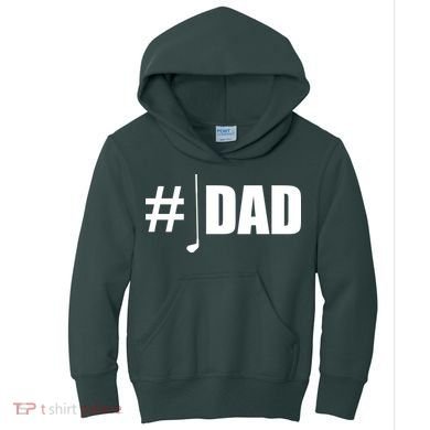 #1 Golf Dad Kids Hoodie