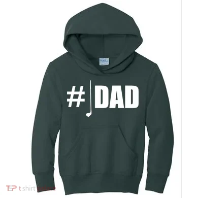 #1 Golf Dad Kids Hoodie
