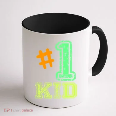 #1 Kid Coffee Mug back