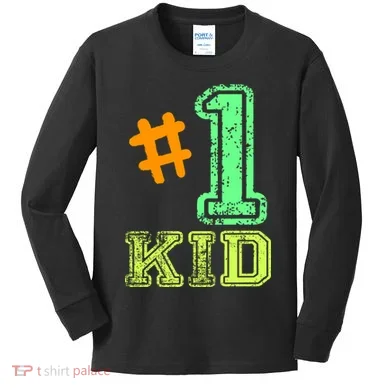 #1 Kid Kids Long Sleeve Shirt