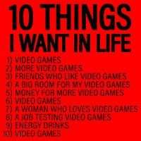 10 Things I Want In Life Funny Gamer Santa Hat thumb 1